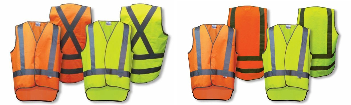 Hi Vis Safety Vest With Reflective tape (S-3XL) With Tail (JJ02)